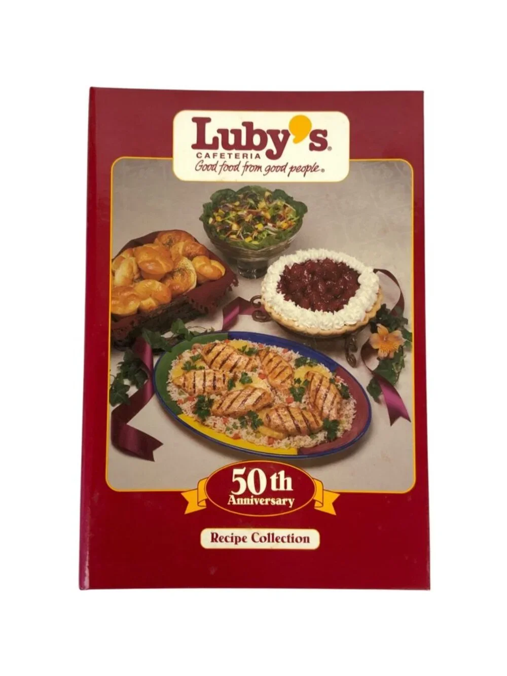 Lubys Cafeteria 50th Anniversary Recipe Collection Cookbook Spiral-Bound 1996